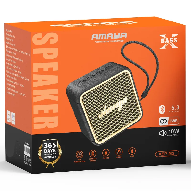Bluetooth Колонка Amaya M2 10W – Black. Фото 2 з 2