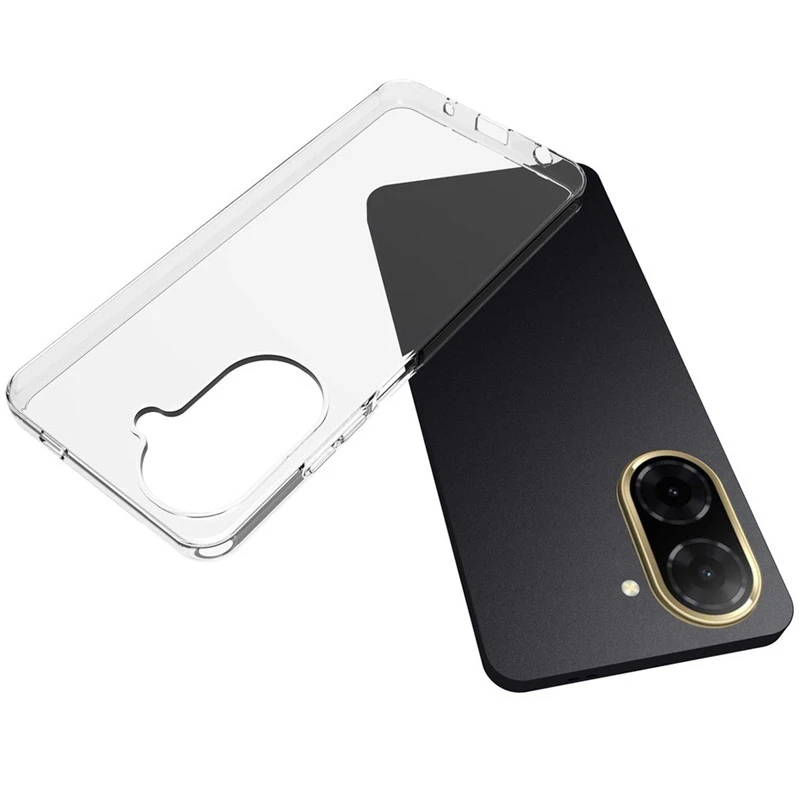 Ультратонкий силіконовий чохол 1мм на Xiaomi Redmi A5 / Poco C71 – Безбарвний (прозорий). Фото 4 з 5