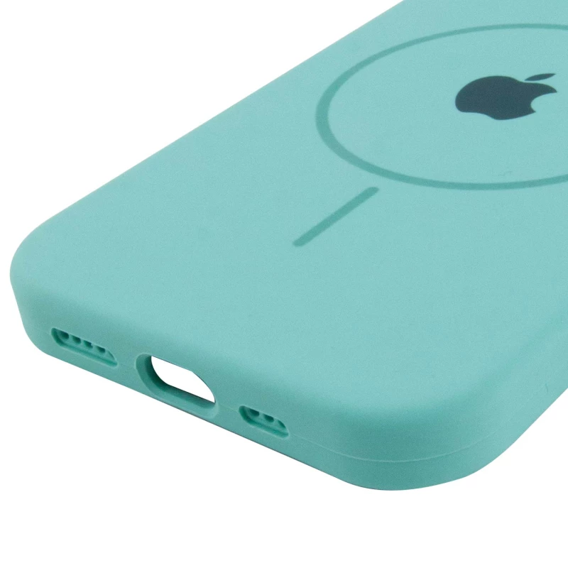 Чехол Silicone Armor Max with MagSafe для Apple iPhone 11 Pro Max (6.5") – Бирюзовый / Marine Green. Фото 13 из 14