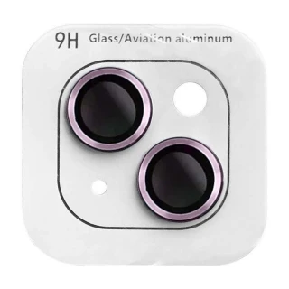 Металеве захисне скло на камеру на Apple iPhone 14 (6.1") — Фіолетовий / Purple