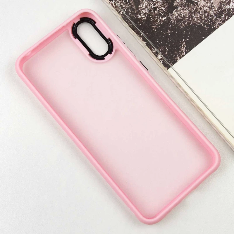 Чехол TPU+PC Lyon Frosted на Oppo A60 – Pink. Фото 3 из 6