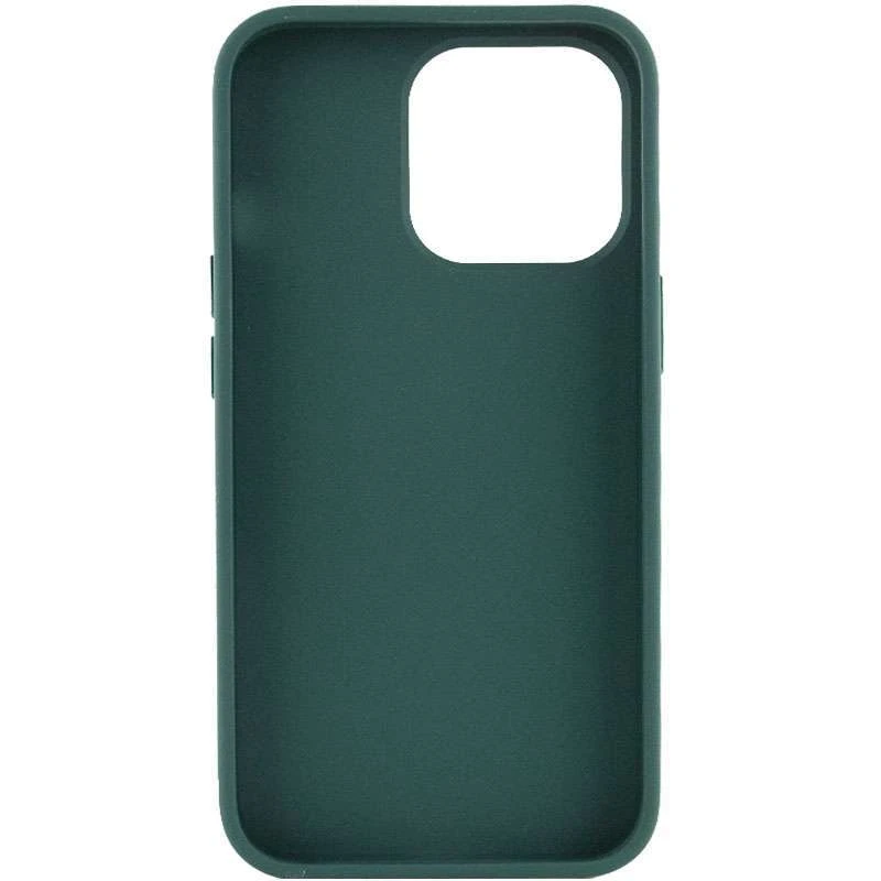 TPU чохол Bonbon з металевими кнопками на Apple iPhone 14 Pro (6.1") – Зелений / Pine green. Фото 3 з 5