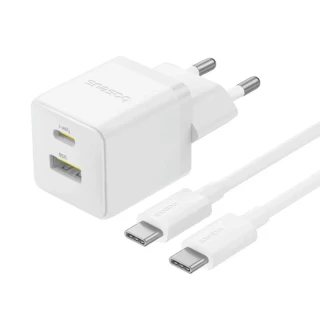 СЗУ Baseus Palm Fast Charger 30W (1USB-A/1C) + кабель Type-C to Type-C (P1011160A) фото 1 из 6