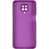 Цветной силиконовый чехол GETMAN с закрытой камерой на Xiaomi Redmi Note 9s / Note 9 Pro / Note 9 Pro Max – Фиолетовый / Purple. Фото 7 из 10