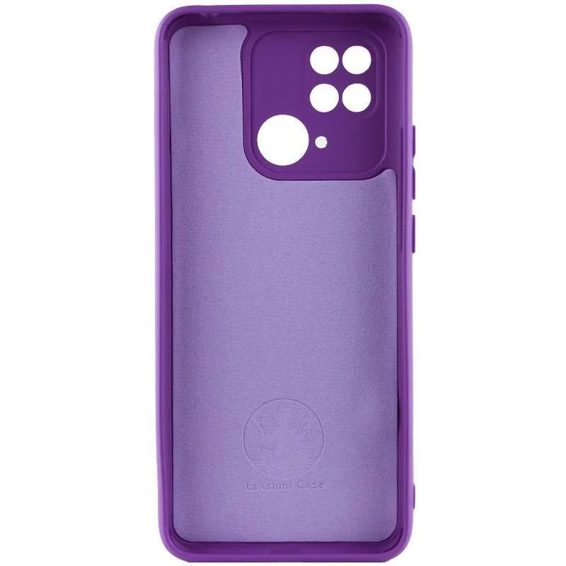 Чохол Silicone Case Lakshmi з закритою камерою на Xiaomi Redmi 10C – Фіолетовий / Purple. Фото 5 з 5
