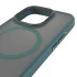 TPU+PC с металлическими кнопками и MagSafe для Apple iPhone 15 Pro (6.1") – Зеленый / Dark Green. Фото 6 из 7