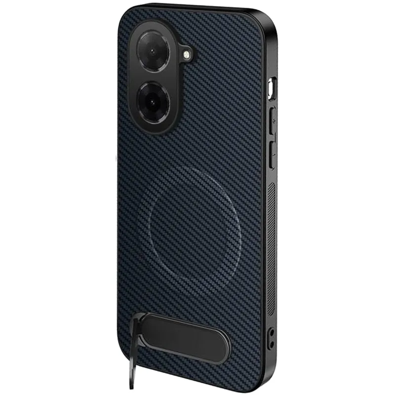 TPU+PC чохол Carbon Kickstand Magnetic Case для Xiaomi Redmi A5 (Europe version) – Sapphire blue. Фото 1 з 2