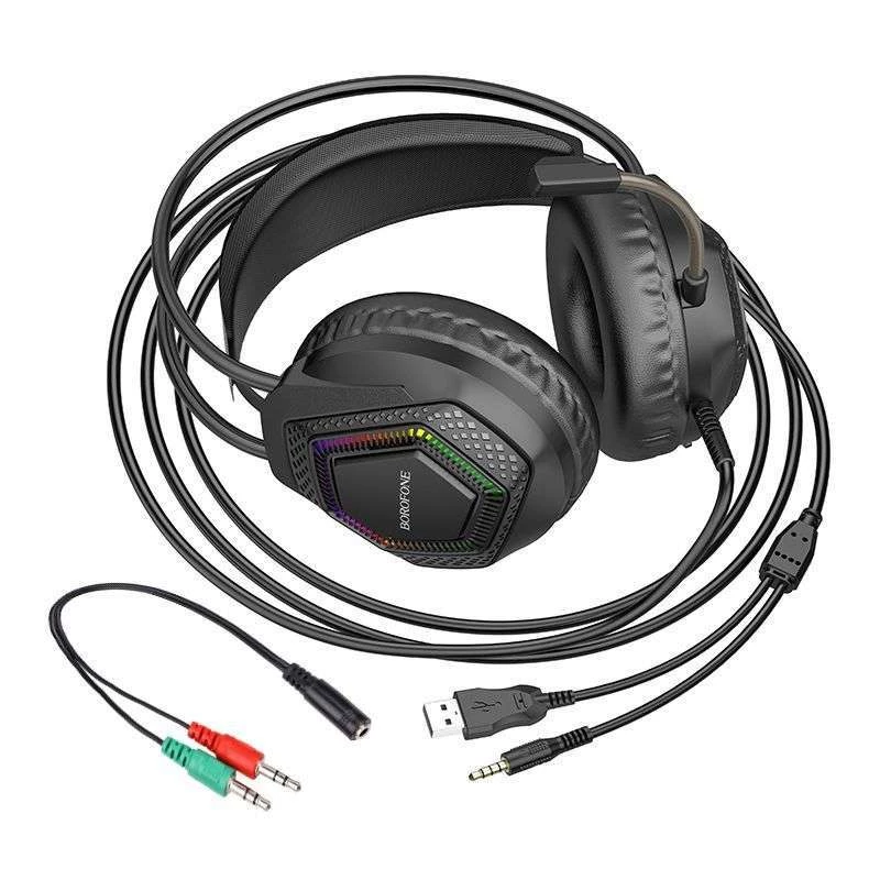 Стерео Навушники BOROFONE BO105 – Black. Фото 4 з 6