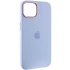 Чохол Silicone Case з металевими кнопками на Apple iPhone 12 Pro Max (6.7") – Блакитний / Cloud Blue. Фото 2 з 9
