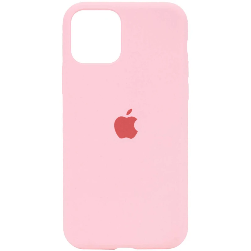 

Чехол Silicone Case с закрытым низом для Apple iPhone 11 Pro Max (6.5") (Розовый / Peach), Рожевий / peach