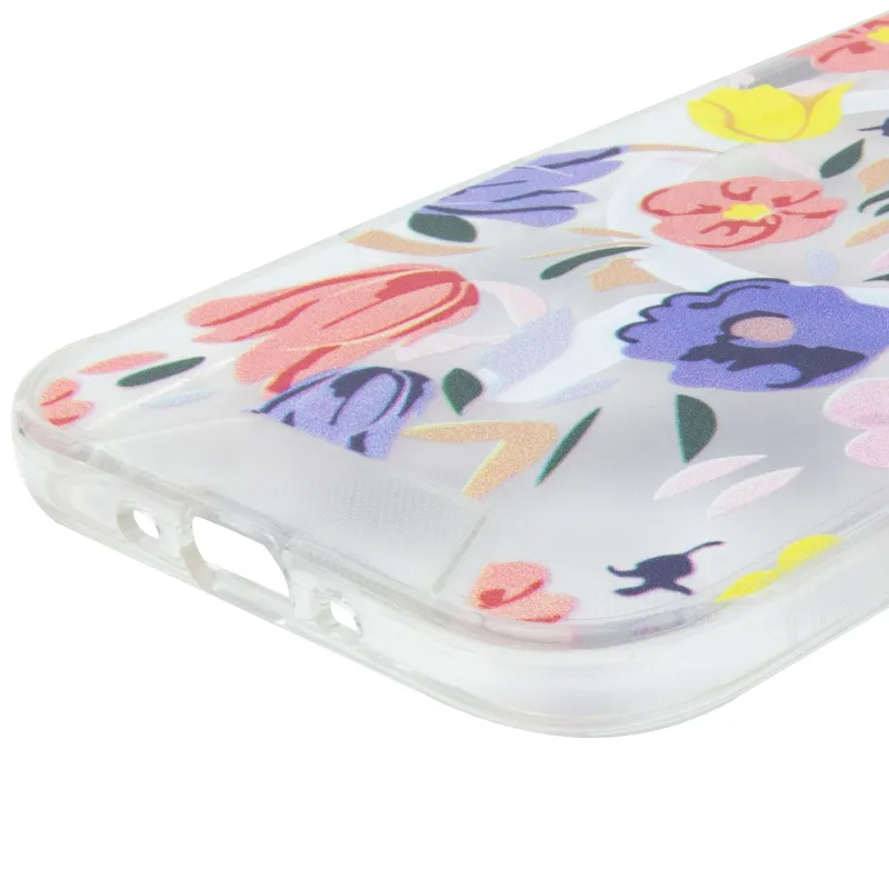 TPU+PC чохол Clear Garden with MagSafe для Apple iPhone 17 Air (6.5") – Tropical Art. Фото 6 з 6