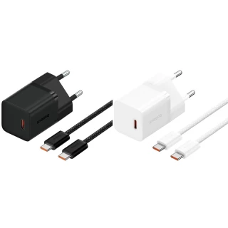 СЗУ Baseus GaN5 Fast Charger (mini) 30W (1USB-C) + кабель Type-C to Type-C (P10110902) фото 1 СЗУ Baseus GaN5 Fast Charger (mini) 30W (1USB-C) + кабель Type-C to Type-C (P10110902) фото 1 из 1
