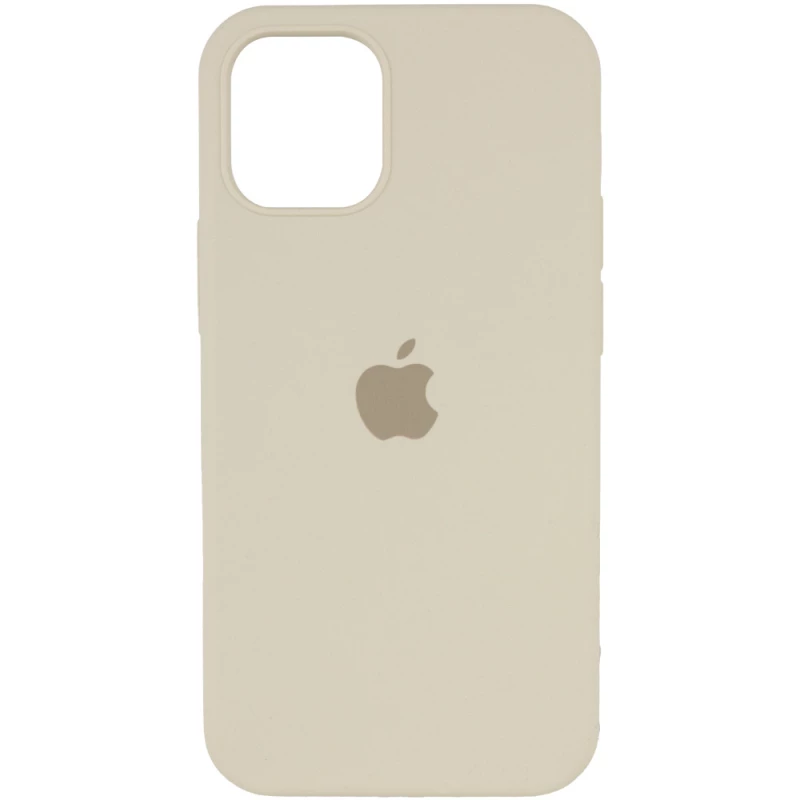 Чохол Silicone Case з закритим низом на Apple iPhone 16 – Бежевий / Antigue White. Фото 1 з 3
