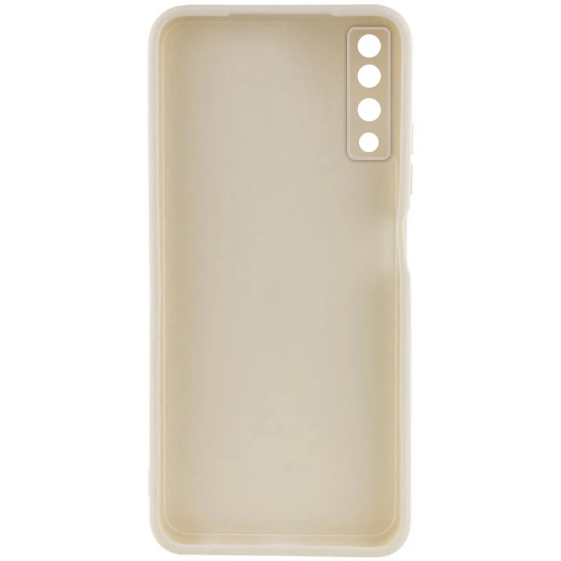 Кольоровий силіконовий чохол із захистом камери на Samsung A750 Galaxy A7 (2018) – Сірий / Smoky Gray. Фото 2 з 2