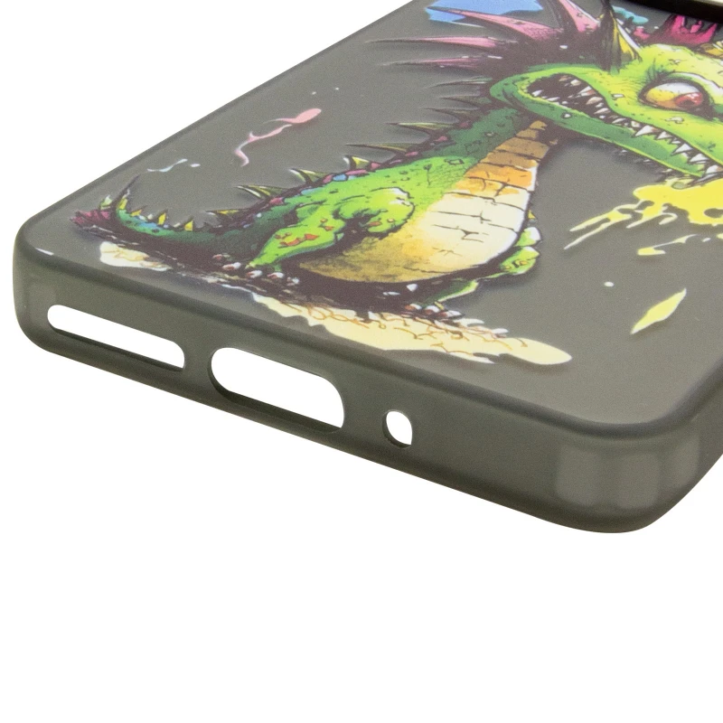Чохол TPU+PC Street Art для Xiaomi Redmi 14C / Poco C75 – Dragon. Фото 7 з 7
