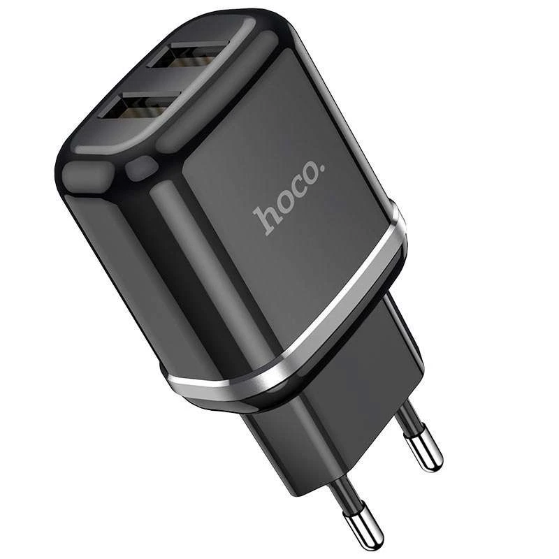 

СЗУ Hoco N4 (2USB/2.4A) (Черный), Чорний
