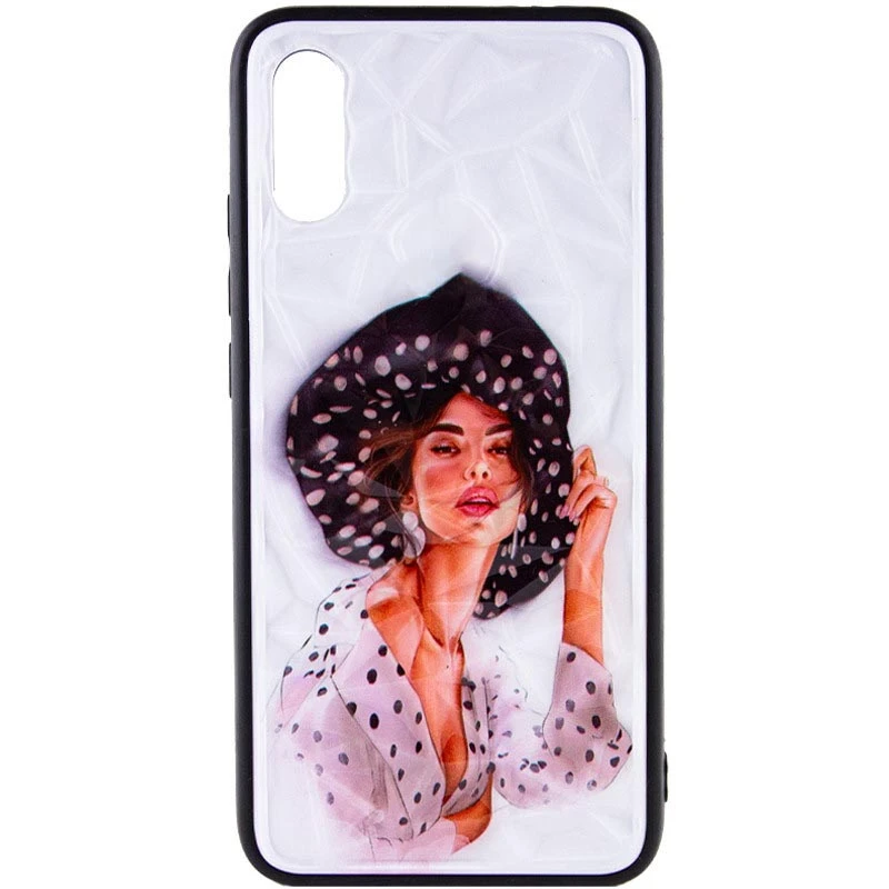 Скляний чохол Prisma Ladies на Xiaomi Redmi 7A – Girl in a hat. Фото 3 з 5