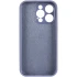 Чехол Silk Full Camera Protective (AA) NO LOGO для Apple iPhone 15 Pro Max (6.7") – Серый / Lavender Gray. Фото 6 из 7