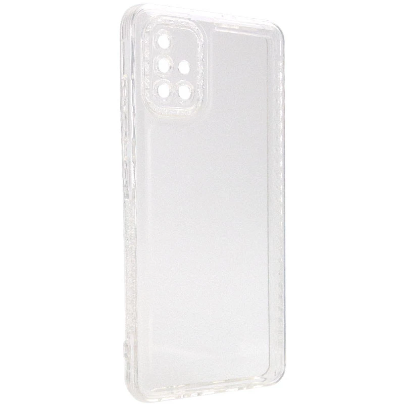 Силиконовый чехол с узором на Samsung Galaxy A51 – Прозрачный. Фото 1 из 8