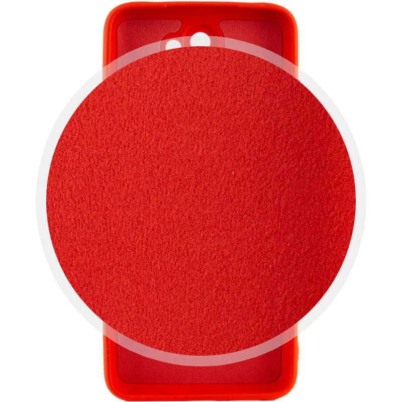 Цветной силиконовый чехол GETMAN с закрытой камерой на Xiaomi Redmi Note 8 Pro – Красный / Red. Фото 6 из 7