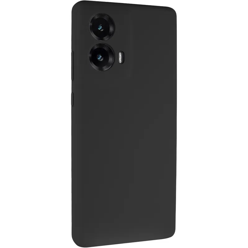 Чохол Silicone Case Lakshmi Premium із закритою камерою для Motorola Moto G85 – Чорний / Black. Фото 2 з 10
