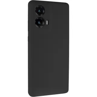 Чохол Silicone Case Lakshmi Premium із закритою камерою для Motorola Moto G85 — Чорний / Black