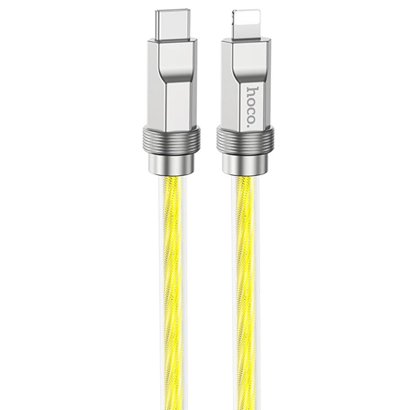 

Дата кабель Hoco U113 Solid 20W Type-C to Lightning (1m) (Gold)