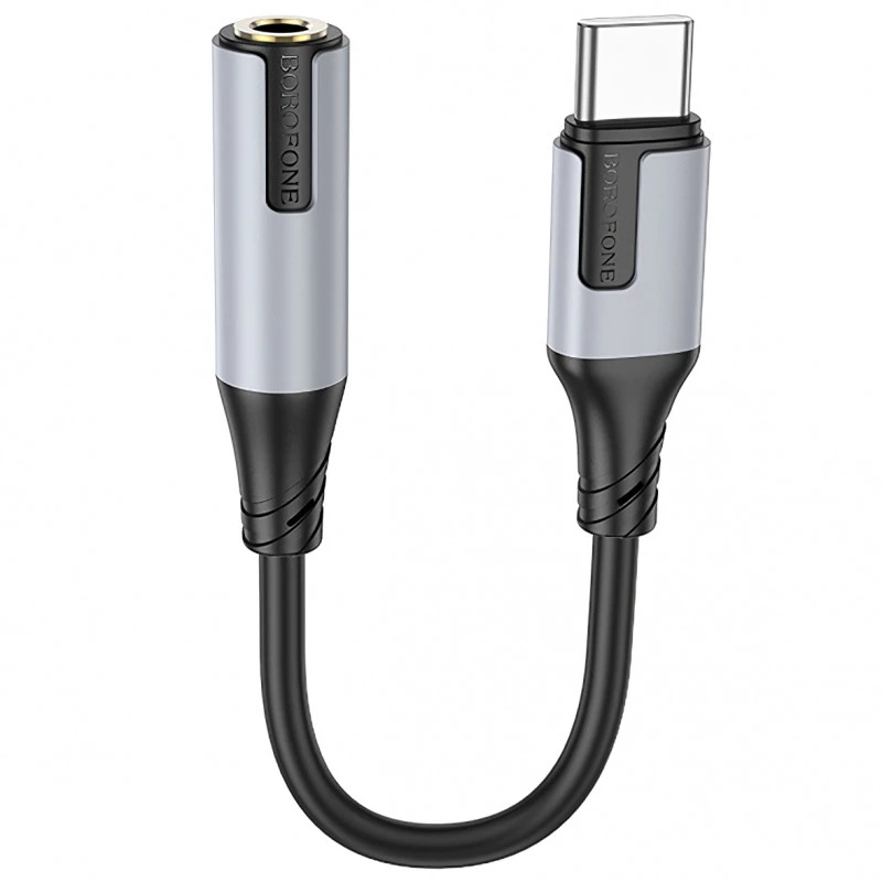 

Перехідник Borofone BV19 Creator Type-C to 3.5mm (Black)