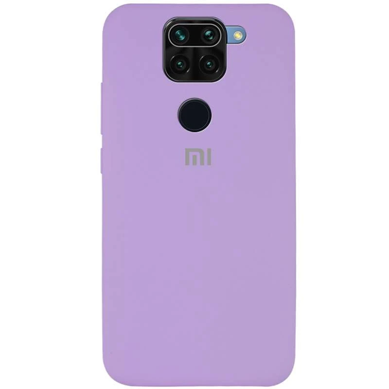 

Чохол Silicone Case з закритим низом на Xiaomi Redmi Note 9 / Redmi 10X (Бузковий / Lilac)
