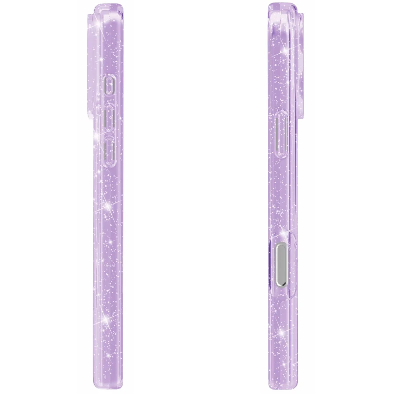 Чехол с блестками и MagFit для Apple iPhone 17 Pro (6.3") – Purple. Фото 5 из 5