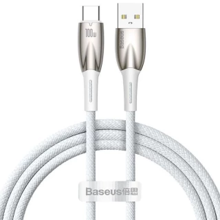 Дата кабель Baseus Glimmer Series Fast Charging Data Cable USB to Type-C 100W 1m (CADH00040) фото 1 з 2
