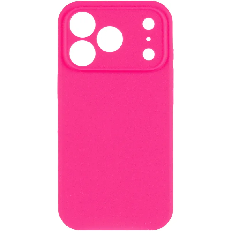 Чехол Silk Full Camera Protective (AA) NO LOGO для Apple iPhone 17 Pro Max (6.9") – Розовый / Barbie pink. Фото 2 из 5