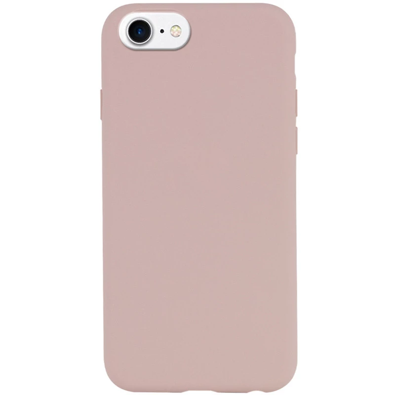 Чохол з закритим низом Silicone Case на Apple iPhone SE (2020) – Рожевий / Pink Sand. Фото 1 з 1