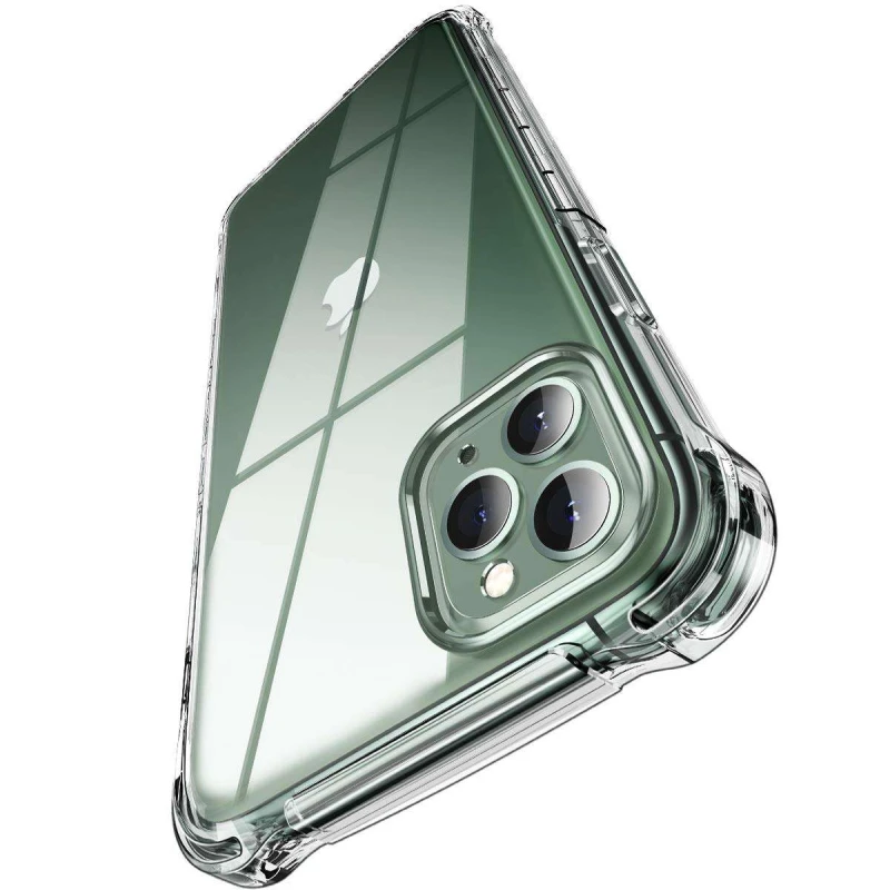 Силіконовий чохол з критими бортами на Apple iPhone 11 Pro (5.8") – Безбарвний (прозорий). Фото 2 з 4