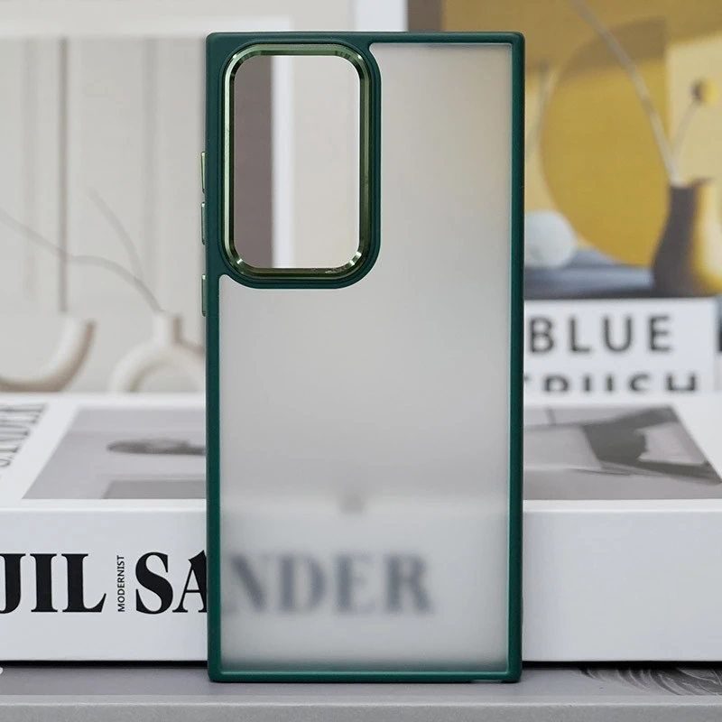 Захистний чохол TPU+PC матовий на Samsung Galaxy S24 Ultra – Dark Green. Фото 3 з 3