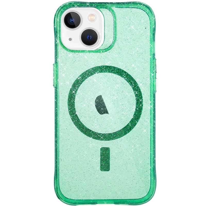 Звездный чехол с MagSafe на Apple iPhone 13 (6.1") – Green. Фото 1 из 12