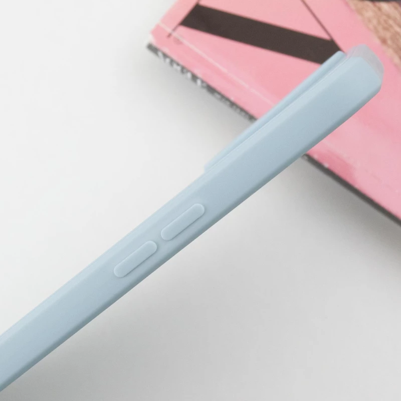 Цветной силиконовый чехол с защитой камеры для Oppo Reno 8T 4G – Серый / Smoky Gray. Фото 6 из 8