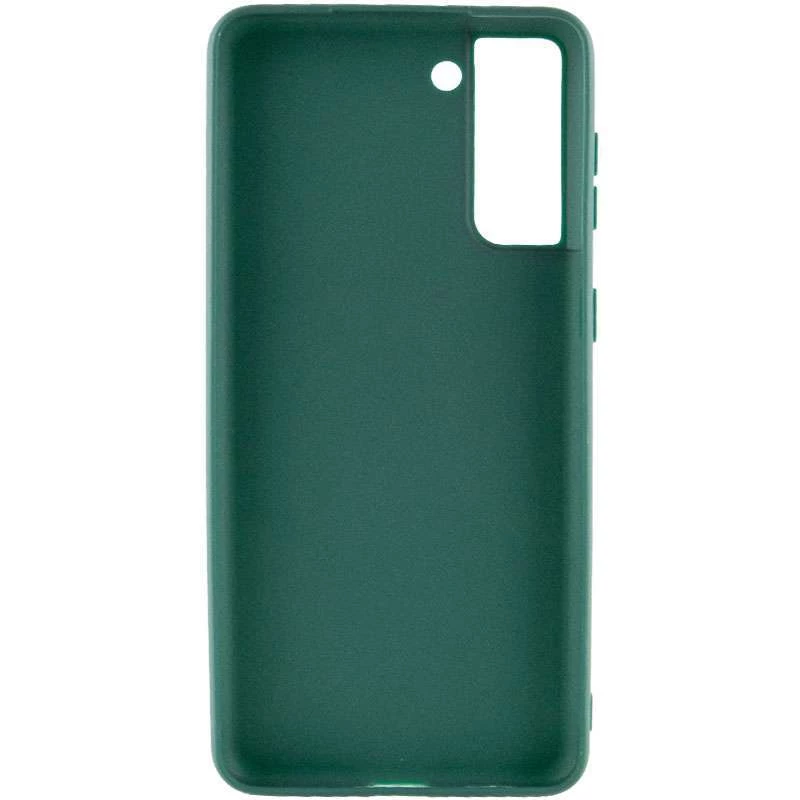 Кольоровий силіконовий чохол на Samsung Galaxy S21+ – Зелений / Forest green. Фото 2 з 4
