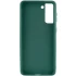 Кольоровий силіконовий чохол на Samsung Galaxy S21+ – Зелений / Forest green. Фото 2 з 4