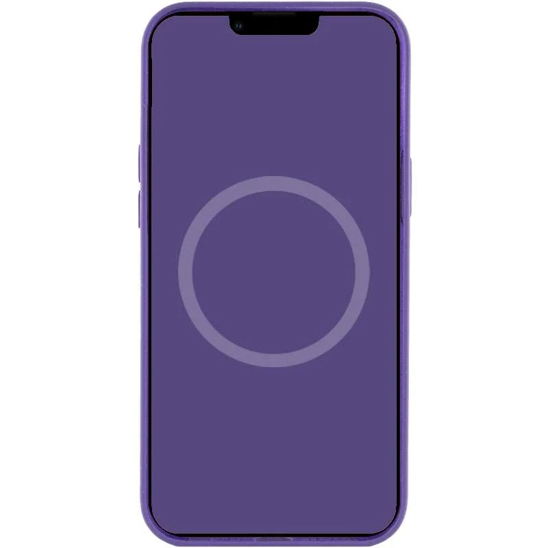 Чехол Silicone case (AAA) with Magsafe and Animation для Apple iPhone 12 Pro Max (6.7") – Фиолетовый / Amethyst. Фото 4 из 7