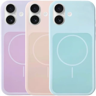Чохол Silk Duo Color (AA) NO LOGO with Magnetic Fit для Apple iPhone 17 (6.3")