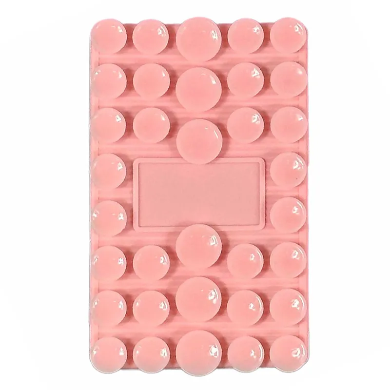 Тримач-присоска для телефону Sticker Hold Silicone 100*60 мм – Pink. Фото 1 з 2