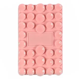 Тримач-присоска для телефону Sticker Hold Silicone 100*60 мм — Pink