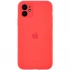 Чехол Silicone Case с защитой камеры для Apple iPhone 12 (6.1") – Оранжевый / Pink citrus. Фото 1 из 1