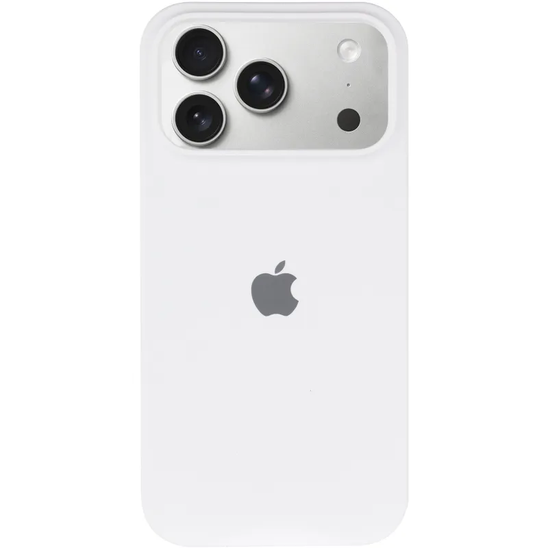 Чехол Silk Full Protective (AA) для Apple iPhone 18 Pro – Белый / White. Фото 2 из 5