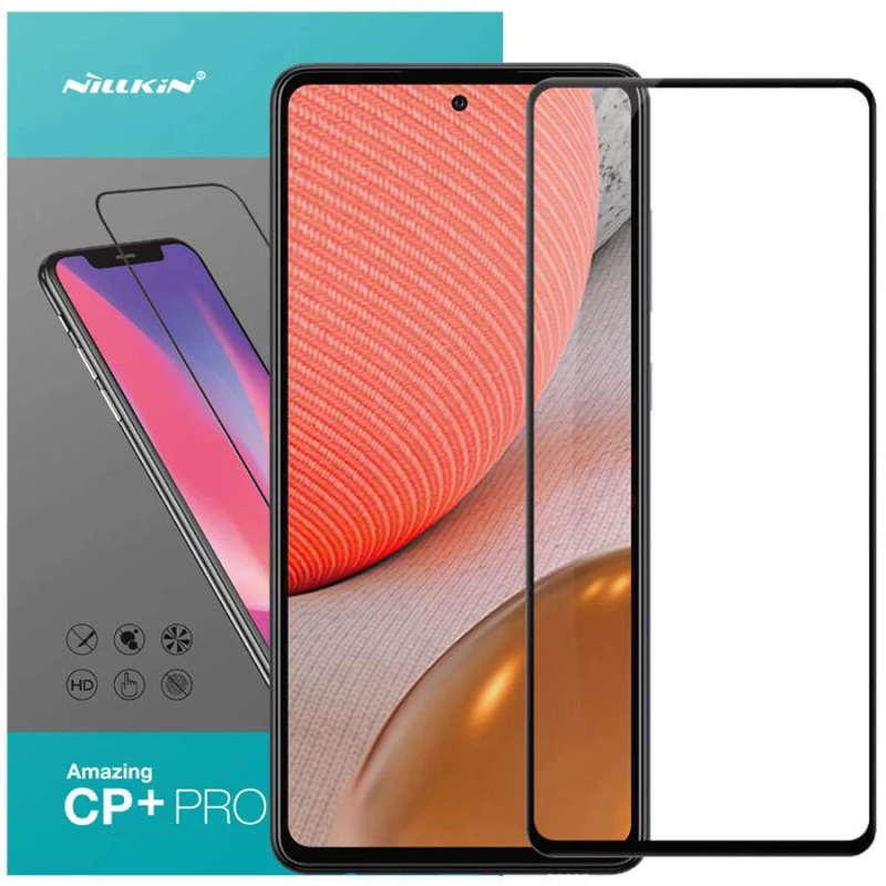 

Защитное стекло Nillkin (CP+PRO) для Samsung Galaxy A72 4G / A72 5G (Черный), Чорний