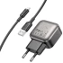 МЗП Borofone BAS52A Absolute QC3.0 (1USB-A) + кабель USB to MicroUSB – Black. Фото 3 з 9
