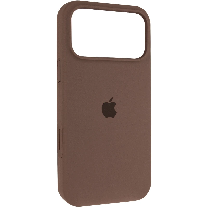 Чохол Silicone Case з закритим низом на Apple iPhone 17 Pro Max (6.9") – Коричневий / Brown. Фото 1 з 6