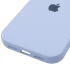 Чехол Silicone Case (AA) Logo with MagSafe для Apple iPhone 17 Pro Max (6.9") – Голубой / Lilac Blue. Фото 10 из 11