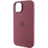 Чохол Silicone Case з металевими кнопками на Apple iPhone 12 Pro Max (6.7") – Бордовий / Plum. Фото 4 з 9
